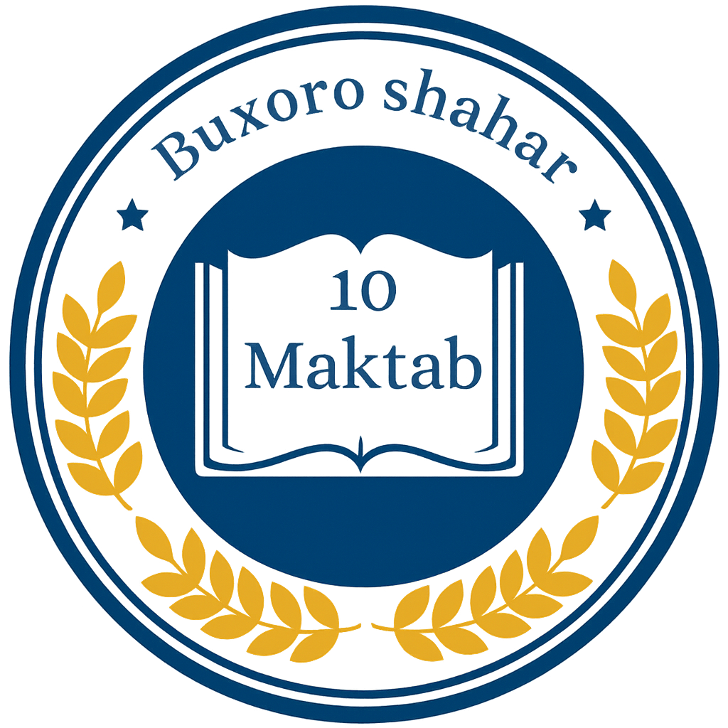 Buxoro 10-Maktab Logosi